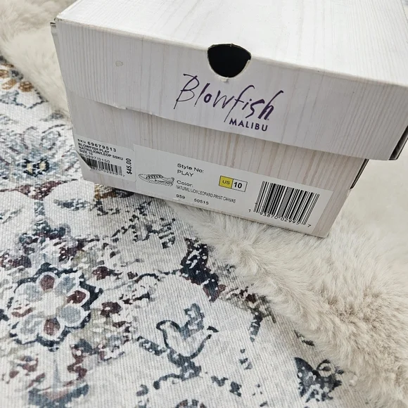 Blowfish Play Natural Lion Leopard Print Canvas Low Top Sneaker Women US 10 - Picture 9 of 9